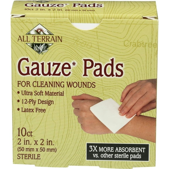 ALL TERRAIN Gauze Pads 2 X 2, 10 CT