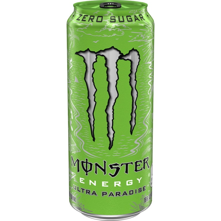Monster Energy Ultra Paradise 16 Fl Oz Energy Drink with Kiwi Lime