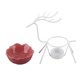 thumbnail image 2 of Rose Essential Oil Burner Ceramic Aromatherapy Oil Burner Diffuser White Deer Shaped Candle Tealight Holder, 2 of 5