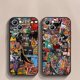 thumbnail image 2 of B-Basquiats Art For iPhone 15 Ultra 14 13 12 11 Mini XS XR X 8 7 Pro Max Plus Frosted Translucent Phone Case, 2 of 5