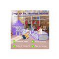 thumbnail image 3 of Carpa Casita Para Niñas Con Túnel Alberca De Pelotas 3 En 1 morado blanco, 3 of 5