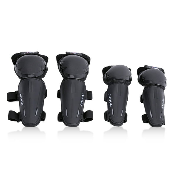 Yeacher 4pcs Knee Pads Elbow Pads Elbow Knee Guards Protective Gear for Kids Outdoor Sport Cycling Skating Skiing Skateboarding
