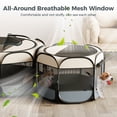 thumbnail image 6 of Dog Playpens Indoor Outdoor, DOMIPET 2 IN1  Pop-up Dog Pet Tent, Portable Mesh Pet Playpen, Foldable Dog Enclosure, Cat Cage Houses, 6 of 9