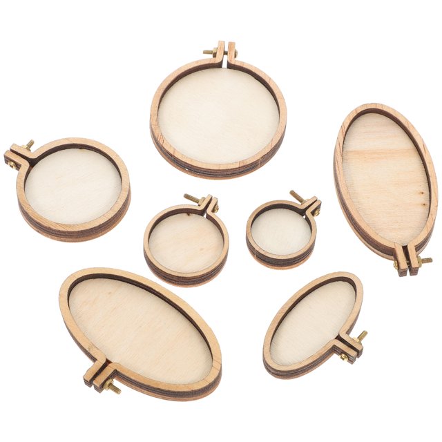 16 Pcs Mini Anneaux de Broderie Point de Croix Petits Anneaux de Couture Pendentifs DIY