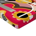 thumbnail image 2 of Ambesonne Colorful Fitted Sheet, Music Instruments, Twin Size, Multicolor, 2 of 3