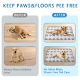 thumbnail image 6 of Indoor Dog Pee Pads, Leak-Proof Reusable and Washable Potty Pads for Training Puppies, 24" x35" (Texture/leopard /Geometry), 6 of 8