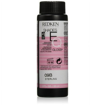 Redken Shades EQ Demi Permanent Equalizing Conditioning Color Gloss 09B STERLING