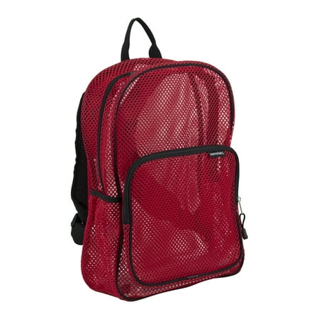 Eastsport Unisex Spirit Mesh Backpack Crimson Red