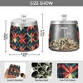 thumbnail image 2 of Yayeee Ashtray with Lid for Cigarette Smokeless Stainless Steel Home Ash Holder, Red Abstract, 2 of 7