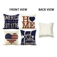 thumbnail image 4 of 4th of July Decor Pillow Cases, 4PC Independence Day Style Pillow Cover Holiday Decoration Sofa Pillowcase, 4 of 8