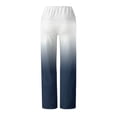 thumbnail image 6 of Sngxgn Women's Casual Loose Wide Leg Cozy Pants Sweatpants Comfy High Waisted(Navy,S), 6 of 6