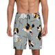thumbnail image 1 of Balery Funny Beagle Active Dog Pantalones cortos de pijama de punto de algodón para hombre con cinturilla y bolsillos-Large, 1 of 6