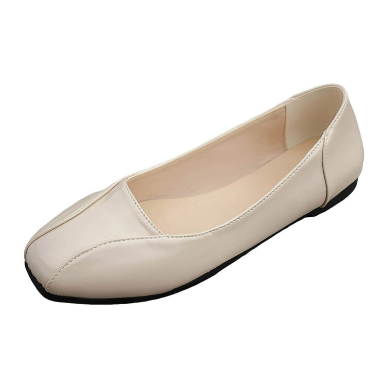 Dress Shoes for Women Fashion Leopard Leather Square Toe Ballet Flats Business Office Formal Slip on Dressy Loafers Ladies Dress Shoes for Women Fashion Leopard Leather Square Toe Ballet Flats Business Office Formal Slip on Dressy Loafers Ladies