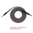 thumbnail image 5 of 3 Meters Guitar Lead Instrument Cable Profession Noiseless Guitar Bass Cable Cord Straight to Straight Instrument Cables, 5 of 17