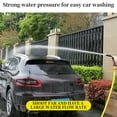 thumbnail image 5 of YANHAIGONG Summer Garden Hose Nozzle Sprayer High Pressure, Water Spray Car Wash Handle Garden Tool with 3-Connector, Portable Garden Hose Nozzle for Cleaning Cars, Walls, Windows, 5 of 7