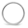thumbnail image 2 of 925 Sterling Silver 2mm Half-Round Band Size: 10; for Adults and Teens; for Women and Men, 2 of 4