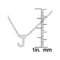 thumbnail image 4 of ELYA Jewelry Women's Initial Stainless Steel Necklace (18") - Letter J, 4 of 4