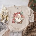 thumbnail image 2 of Floral Santa | Sweatshirt, 2 of 5