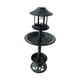thumbnail image 4 of Garden Bird Bath Feeding Station Planter Solar Powered Light Feeder Ornamento Verde Baoblaze bebedero para pájaros al aire libre, 4 of 8