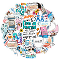 thumbnail image 1 of YEZDIX Nurse Stickers Multicolor Waterproof Vinyl for Laptops Notebooks Suitcases, 1 of 5