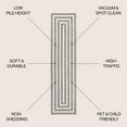 thumbnail image 3 of JONATHAN Y MOROCCAN HYPE 2 x 8 Runner Rug, Bandol Mitre Stripe - Gray/Ivory, MOH211E-28, 3 of 8