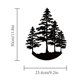 thumbnail image 3 of Unique Metal Tree Sculpture Metal Sign Wrought Iron Hangings Pendants Perfect Addition to Any Room Outdoor Area, 3 of 4