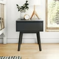 thumbnail image 2 of Max & Lily Scandinavian Nightstand, Wood Bedside Side Tables with Storage Drawer for Bedroom, 2 of 7