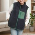 thumbnail image 2 of NIEWTR Fleece Lined Thickened Fall And Winter Vest For Baby And Young Kids A Warm Open Front Outerwear Vest Suitable For Boys And Girls, 2 of 5