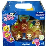 Littlest Pet Shop Bunny Triplets Action Figure Set with Carrier and Accessories