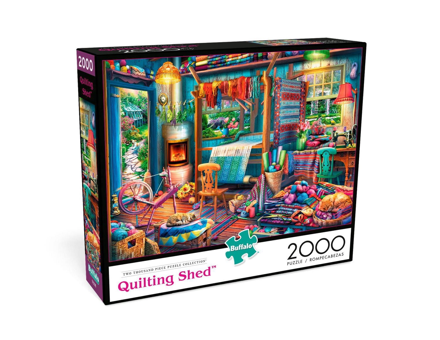 Buffalo Games Le puzzle Quilting Shed en 2000 pièces