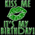 thumbnail image 3 of CafePress - Green Kiss Me It's My Birthday Women's Dark Pajama - Women's Dark Pajamas, 3 of 4