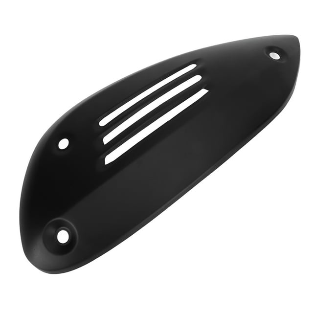 Motorcycle Exhaust Pipe Cover, High Strength Stainless Steel Motorcycle Heat Shield Case For Motorcycle Black,Silver Color