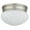 Satin Nickel, variant on Sunset Lighting F3283 1 Light 60 Watt 8" Wide Flush Mount Ceiling Fixture - Bronze