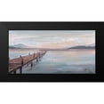thumbnail image 2 of Pinto, Patricia 14x9 Black Modern Framed Museum Art Print Titled - Calm Placid Lake, 2 of 5