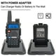 thumbnail image 3 of Radio bidireccional Baofeng UV-5R recargable de largo alcance, paquete de 2, 3 of 6