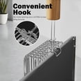 thumbnail image 5 of Cat Litter Scoop, Dual-Size Mesh Extended Handle Shovel, Kitty Metal Scooper, Sturdy Mesh Scooper, Silver, 5 of 8