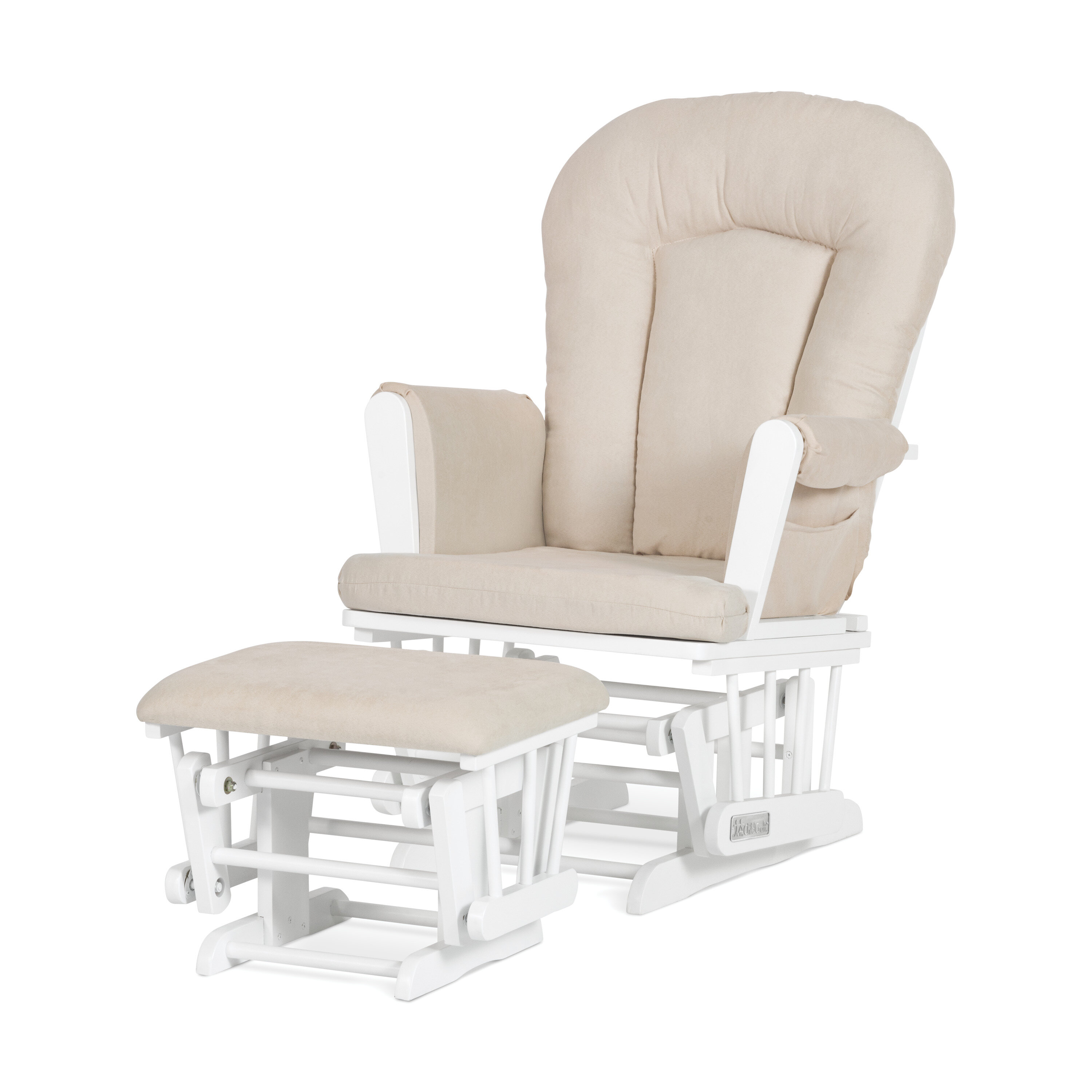 Forever Eclectic by Child Craft Tranquil Glider Rocker and Ottoman Set