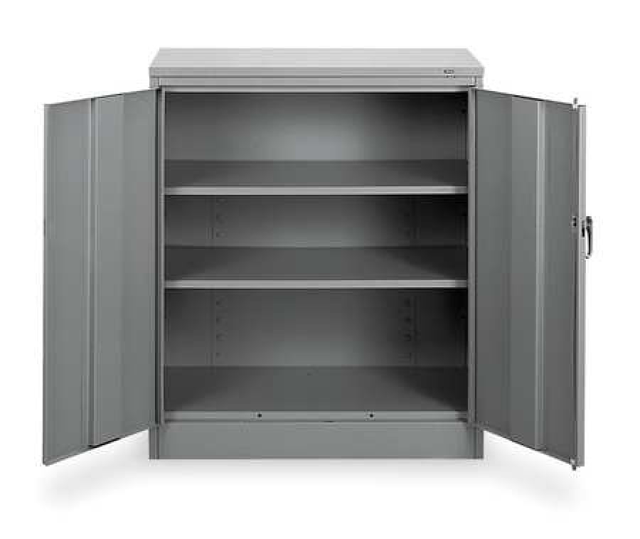 Tennsco 1442 Gray Counter Height Cabinet Unassembled Gray Walmart Com Walmart Com
