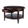 thumbnail image 2 of Winsome Concord Round Coffee Table, Walnut Finish, 2 of 8