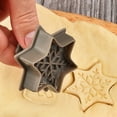 thumbnail image 5 of Herunwer Christmas Themed Cookie Cutter Set - Biscuits Pastry Cutter Set 3D Cookie Cake Plunger Cutter Baking Mould, 4 Pack Christmas Cookie Cutters, 5 of 6