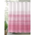 thumbnail image 2 of Pink White Shower Curtain, Abstract Modern Brush Strokes Bathroom Decor Curtains Set with Hooks, Waterproof Fabric Home Accessories， 60 X 72 Inch Long, 2 of 6