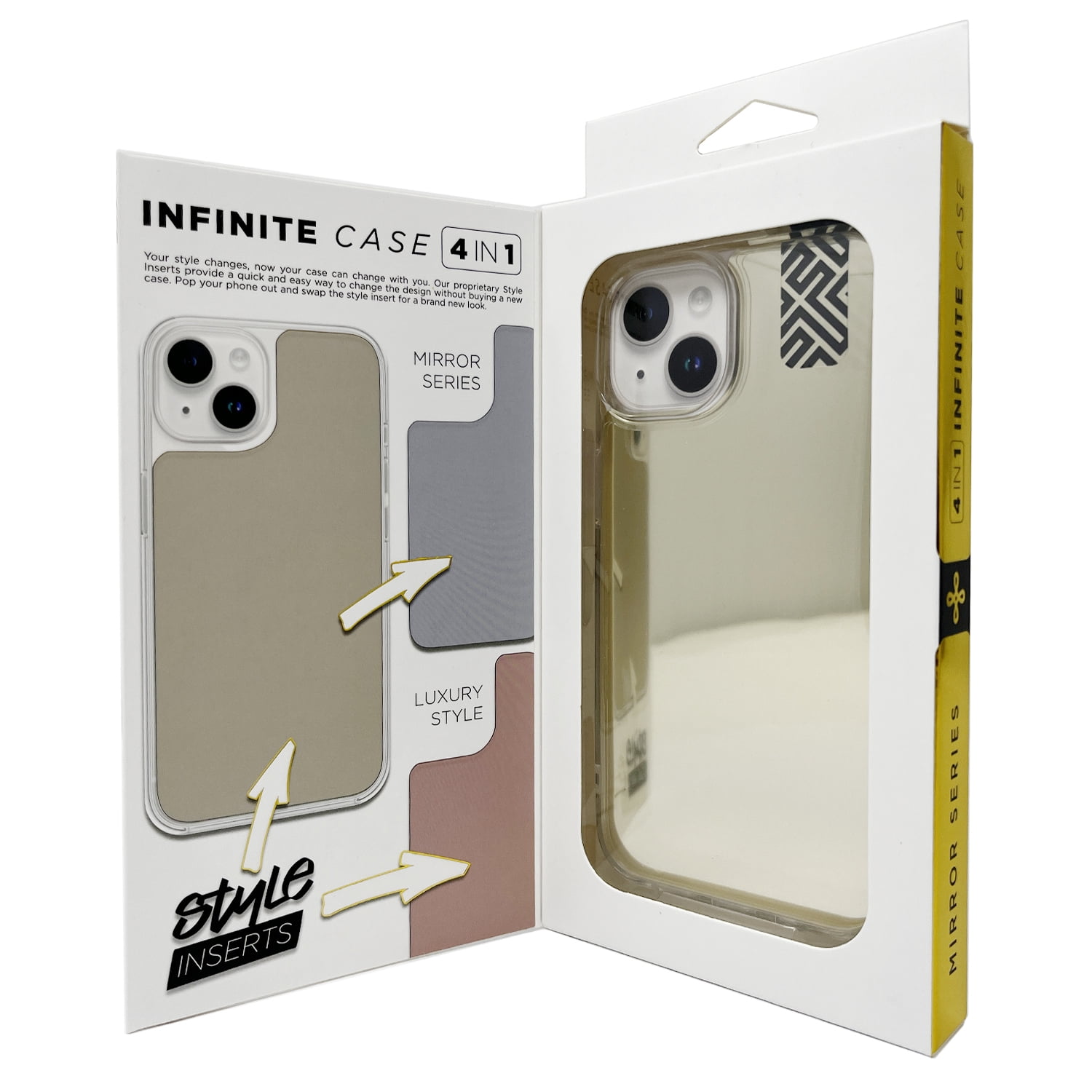 Liquipel Back Cover Cell Phone Case for iPhone 14 Pro, Mirror