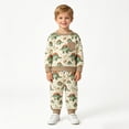 thumbnail image 2 of mgoYE Toddler Boy Clothes Dinosaur Long Sleeve Sweatshirt Jogger Pants Casual Sweatsuit Set Newborn Fall Winter Outfits, 2 of 6