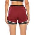 thumbnail image 5 of Women's Activewear Workout Sport Shorts Double layer Running Yoga Shorts Quick-Dry Exercise Athletic Jogging Shorts, 5 of 7