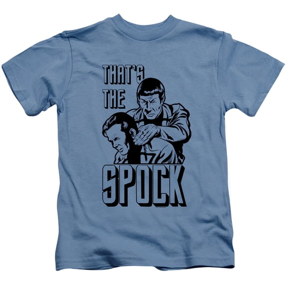 Star Trek Thats The Spock Youth 18/1 T-Shirt Carolina Blue