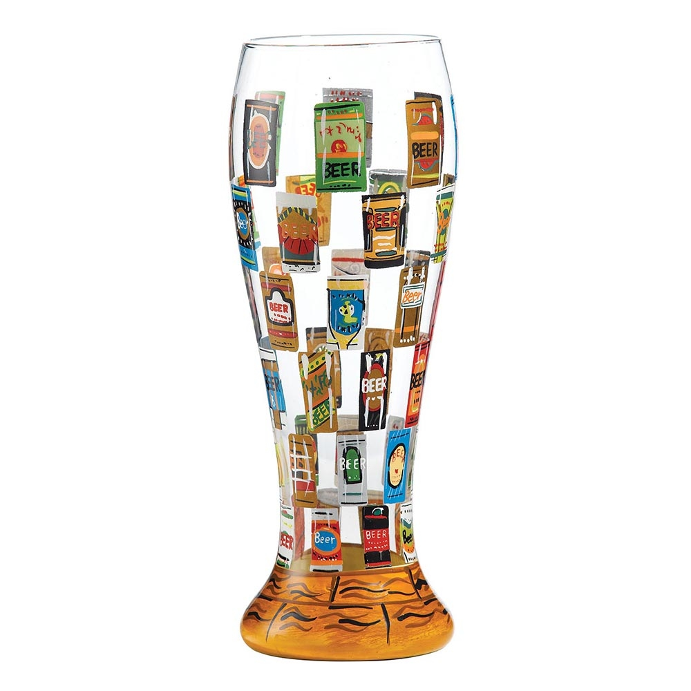 Beer Wall Beer Glass by
