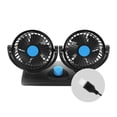 thumbnail image 4 of Ventilador de Coche Eléctrico, Ventilador de Circulación de Aire, Doble Cabezal, Ventilador de Refrigeración Portátil Silencioso para Coche, Ventilado, 4 of 9