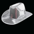 thumbnail image 2 of ZQUUVOU Women's Christmas Red Cowboy Hat Jazz Santa Sequined Snowflake Glitter Festival Party Headwear White, 2 of 4