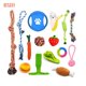 thumbnail image 1 of Juego de 15 juguetes para perros, cuerda para masticar duradera, juguete Solitude para perros pequeños y medianos saludables, 1 of 4