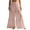 Pink, variant on vdgthytj Wide Leg Pants for Women Elastic High Waist Baggy Lightweight Cotton Linen Beach Vacation Trousers(X-Large,White)